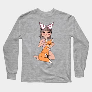 Nori Doll - Animal companions (Fox) Long Sleeve T-Shirt